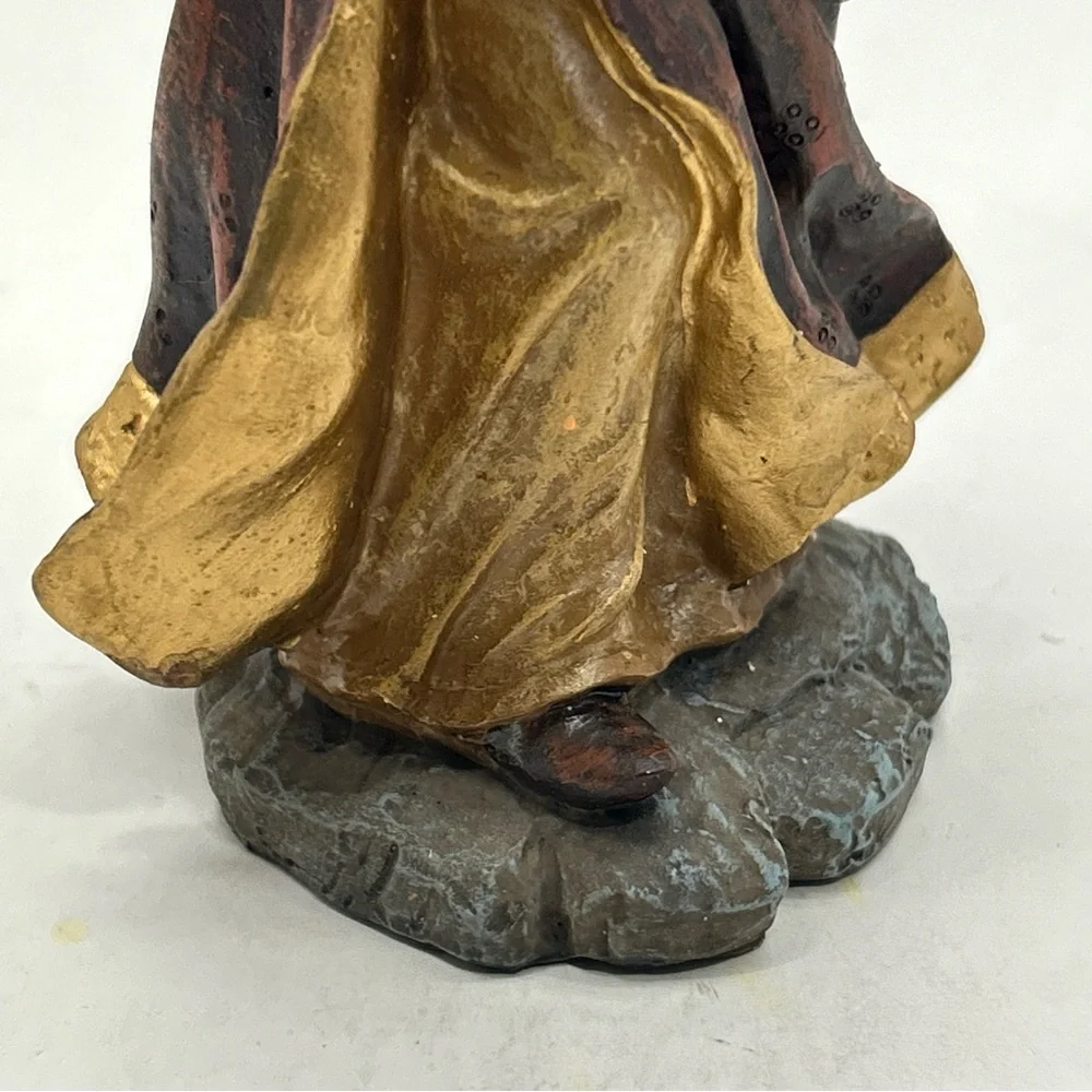 Vtg Rare 6.5” African American Wiseman Nativity Replacement Figure Christmas